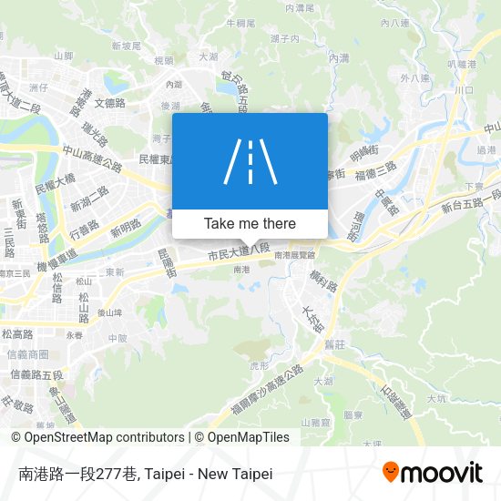 南港路一段277巷 map