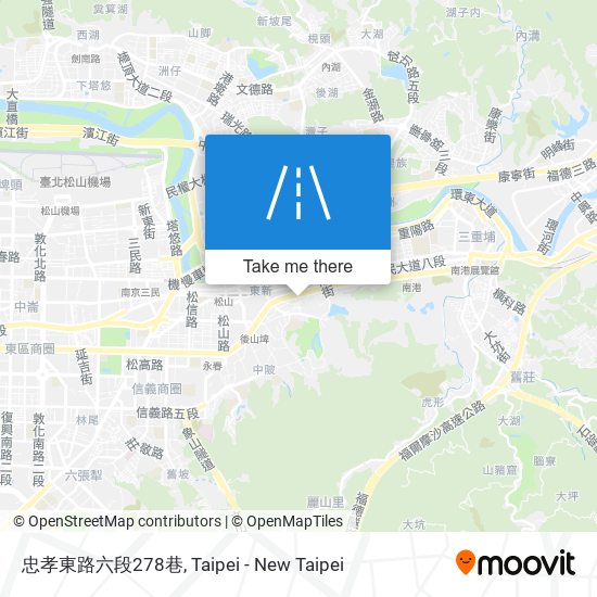 忠孝東路六段278巷 map