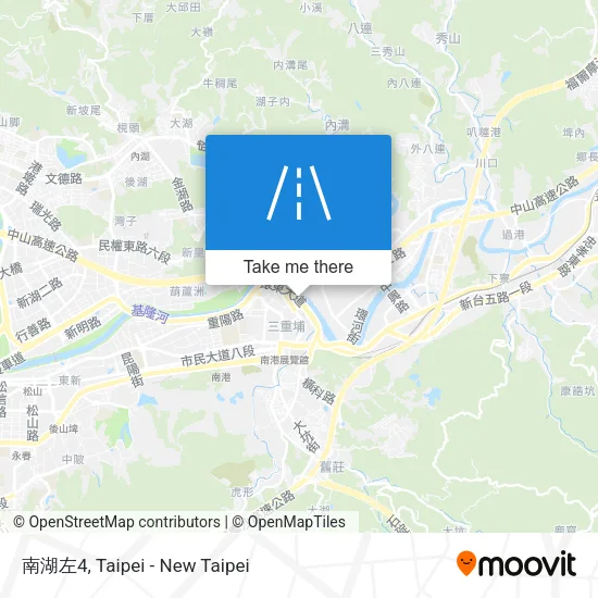 南湖左4 map