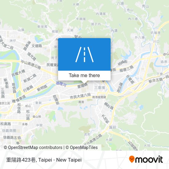 重陽路423巷地圖
