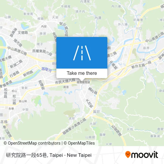 研究院路一段65巷地圖
