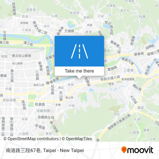 南港路三段67巷 map