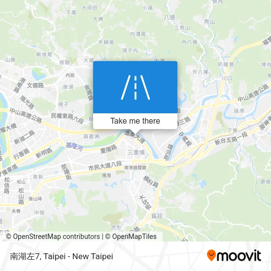 南湖左7 map
