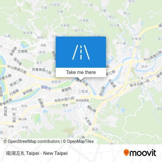 南湖左8 map