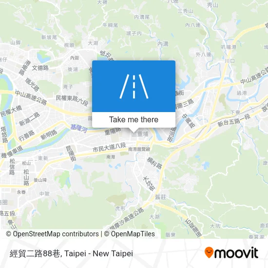 經貿二路88巷地圖