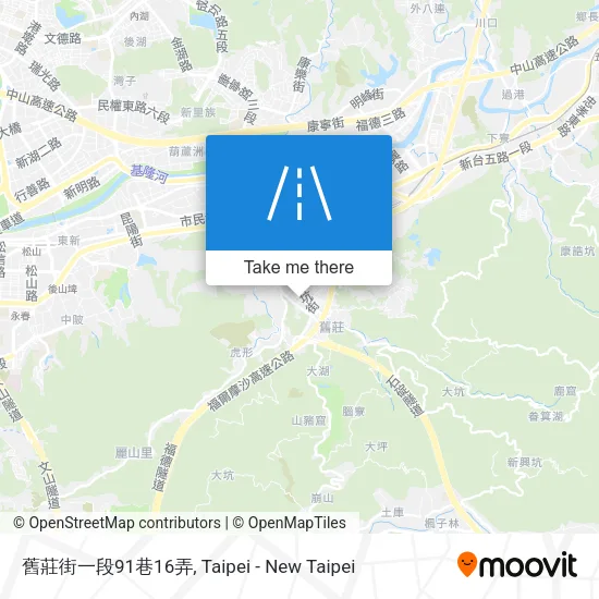 舊莊街一段91巷16弄地圖