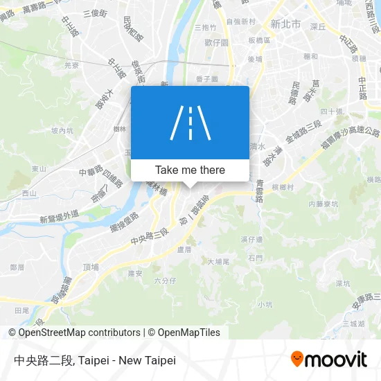 中央路二段地圖