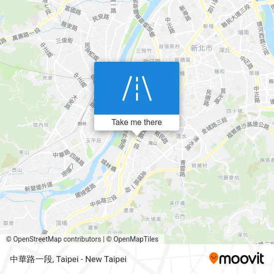 中華路一段 map
