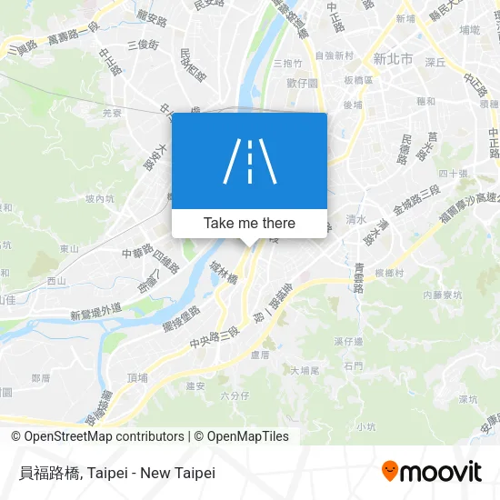 員福路橋 map