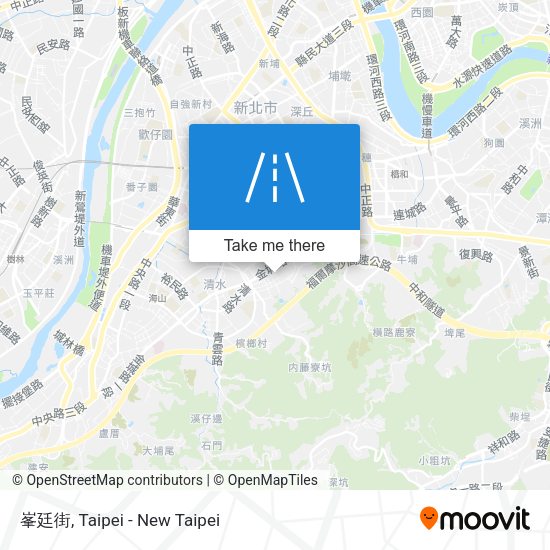 峯廷街地圖