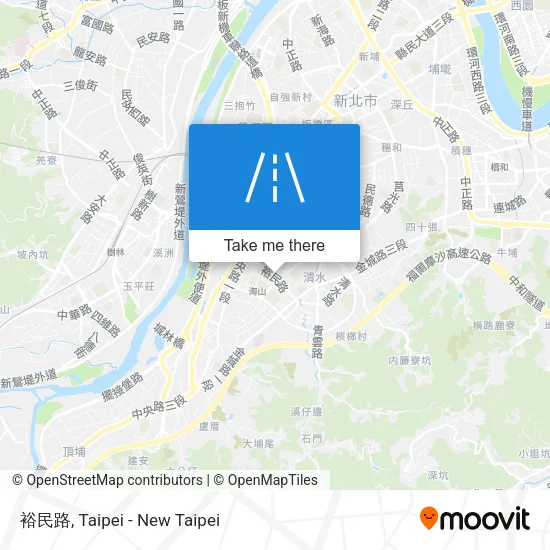 裕民路 map