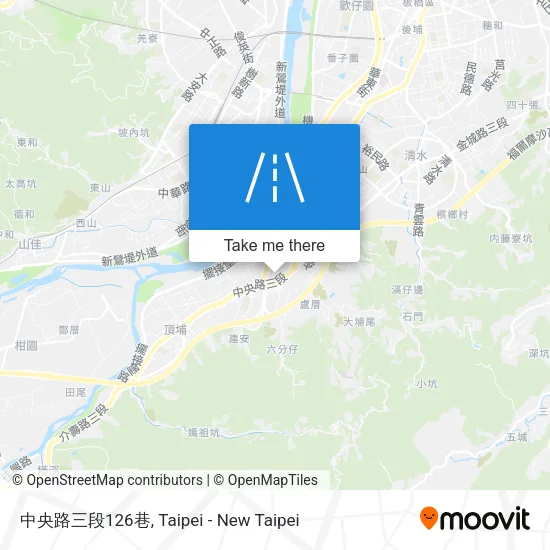 中央路三段126巷地圖