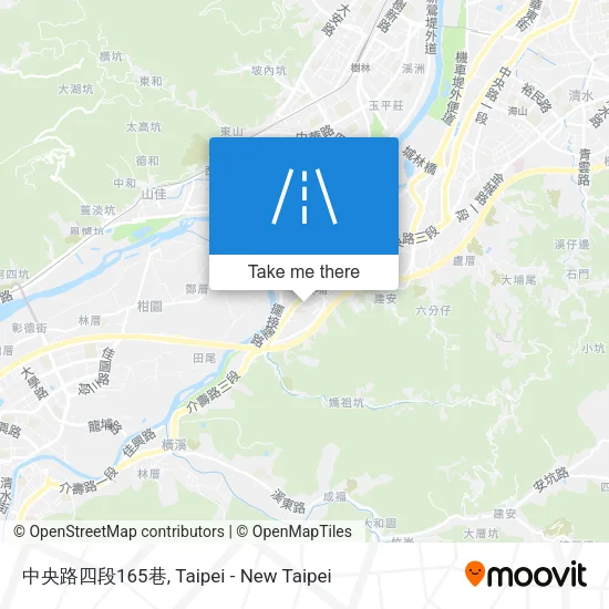 中央路四段165巷地圖