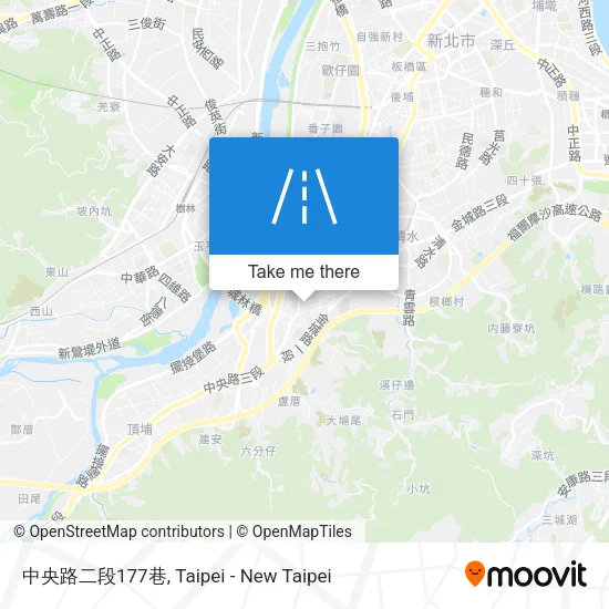 中央路二段177巷地圖