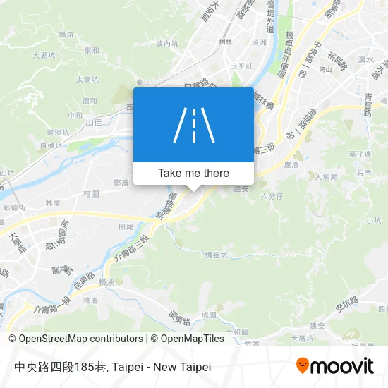 中央路四段185巷地圖