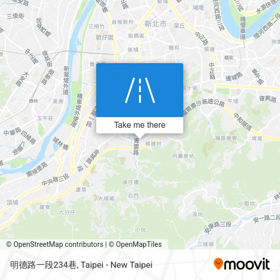 明德路一段234巷地圖