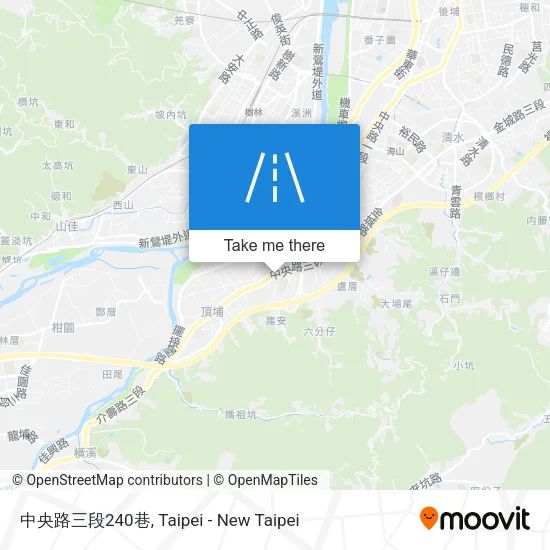 中央路三段240巷地圖