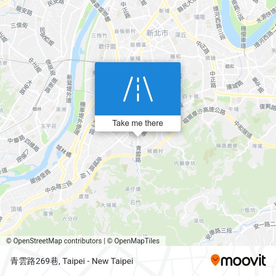 青雲路269巷地圖
