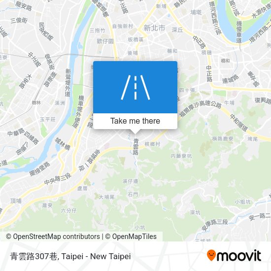 青雲路307巷地圖
