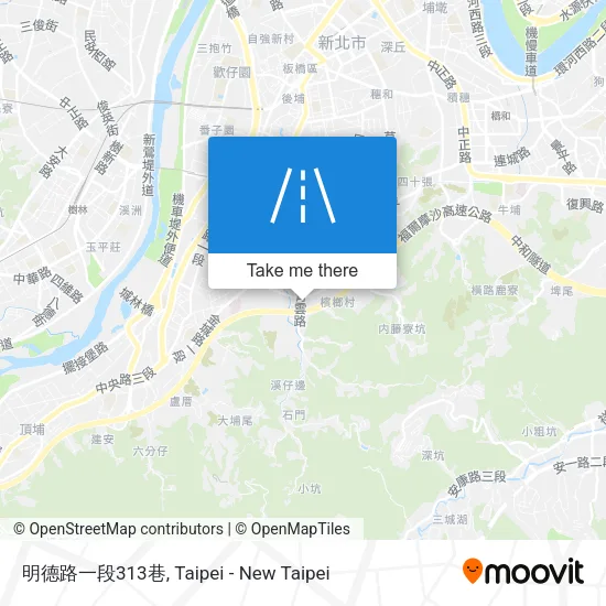 明德路一段313巷地圖