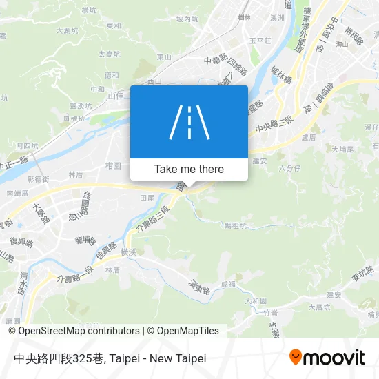 中央路四段325巷地圖