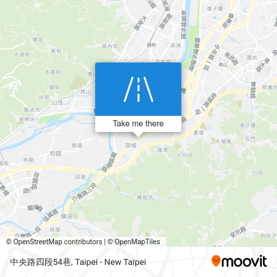 中央路四段54巷地圖