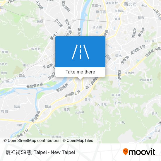 慶祥街59巷地圖