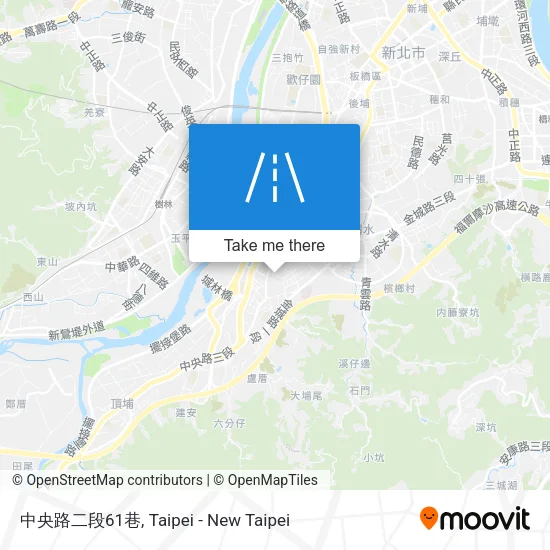 中央路二段61巷地圖