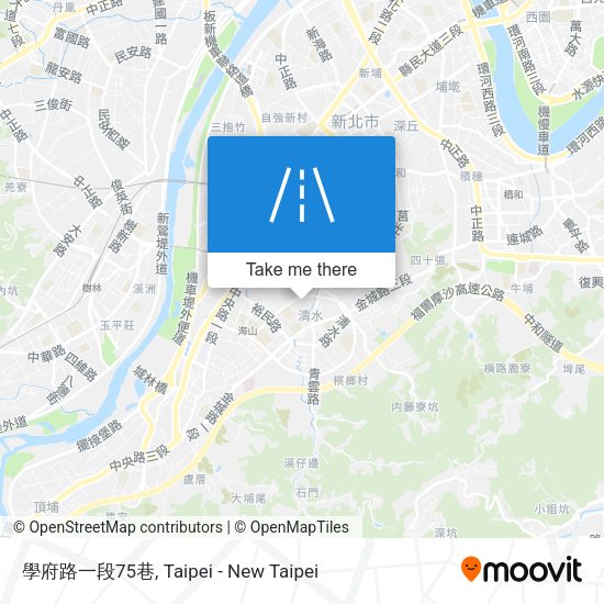 學府路一段75巷 map