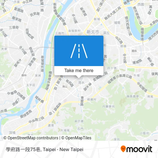 學府路一段75巷地圖