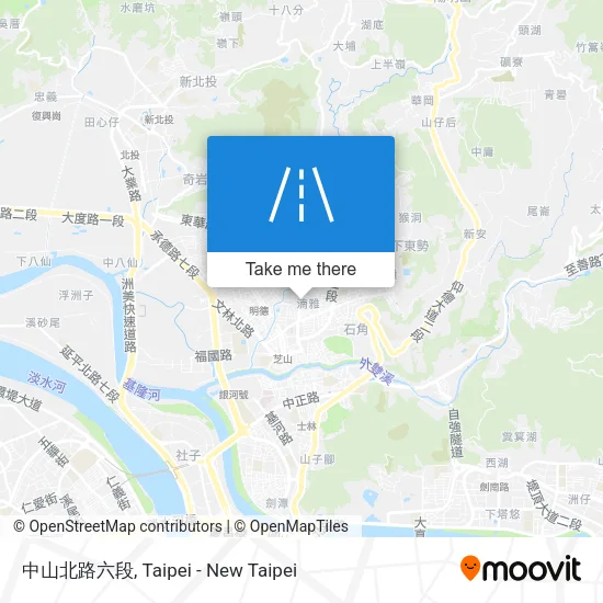 中山北路六段地圖