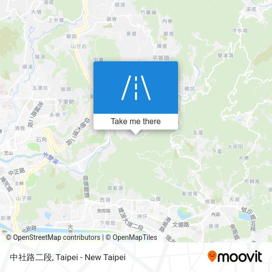 中社路二段地圖