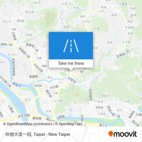 仰德大道一段地圖