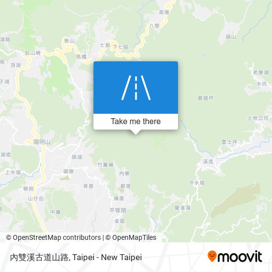 內雙溪古道山路 map