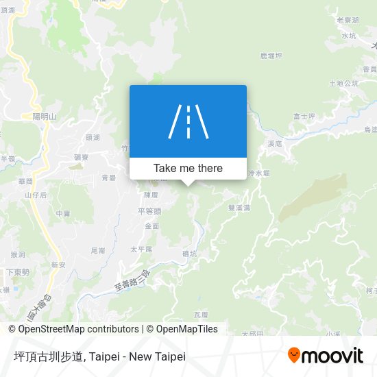 坪頂古圳步道 map