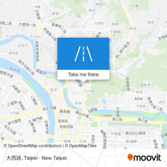 大西路 map
