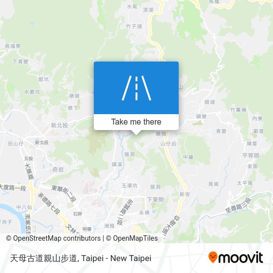 天母古道親山步道 map
