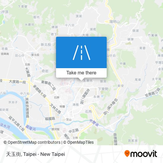 天玉街 map