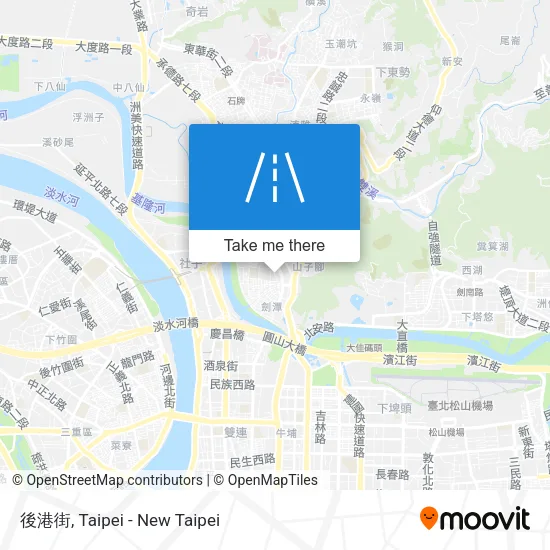 後港街 map