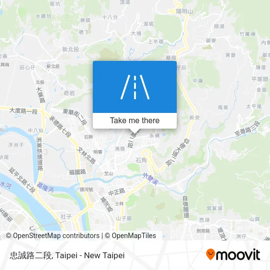 忠誠路二段地圖
