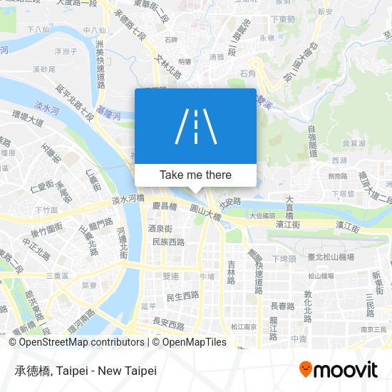 承德橋 map