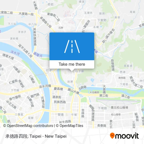 承德路四段地圖