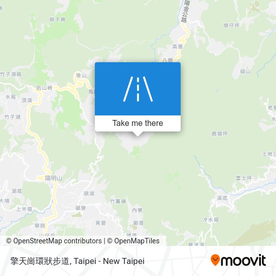 擎天崗環狀步道地圖