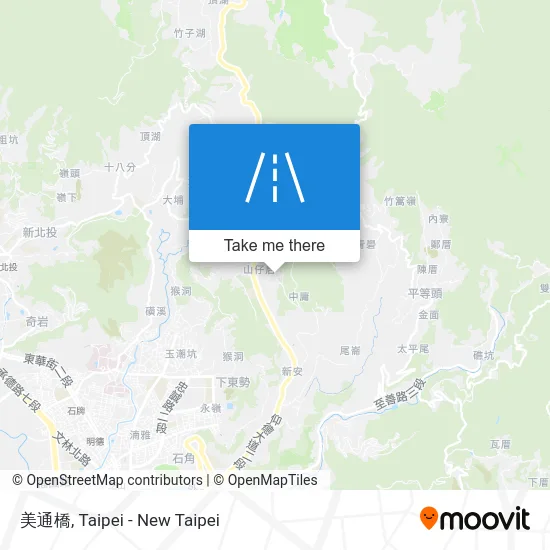美通橋 map