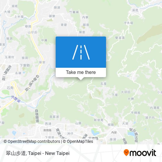 翠山步道 map