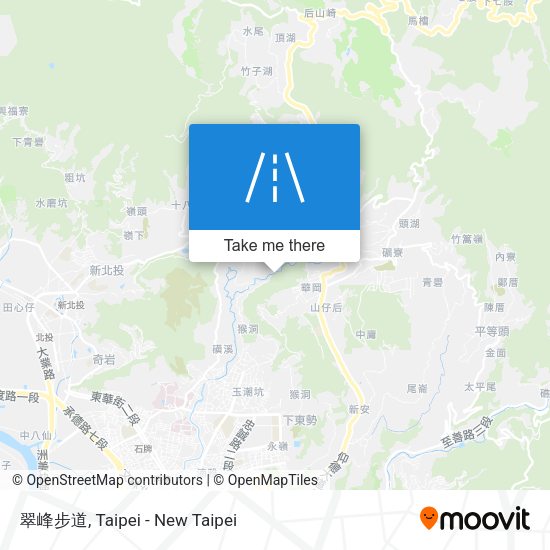 翠峰步道地圖