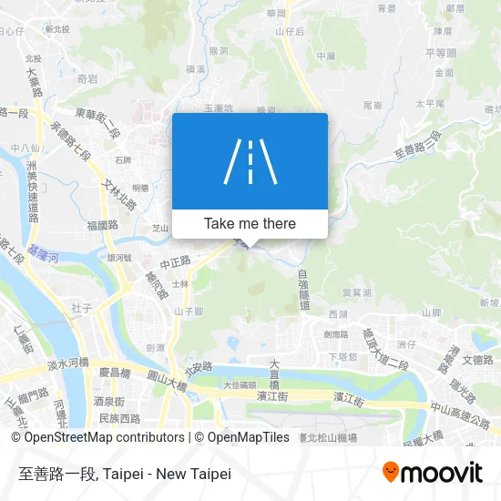 至善路一段 map
