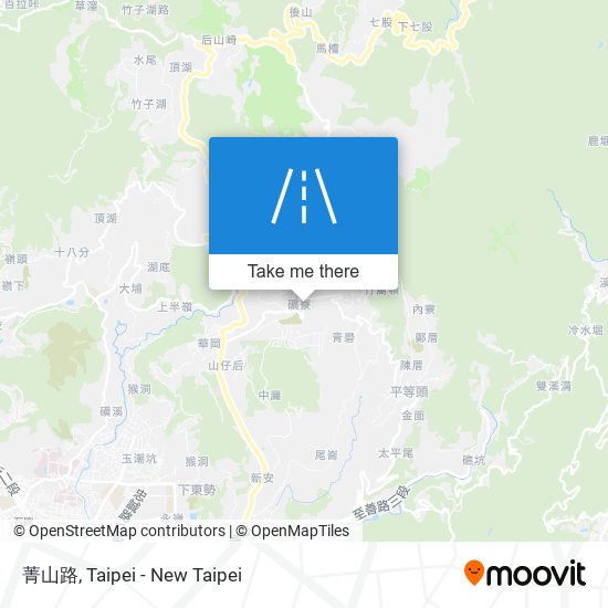 菁山路 map