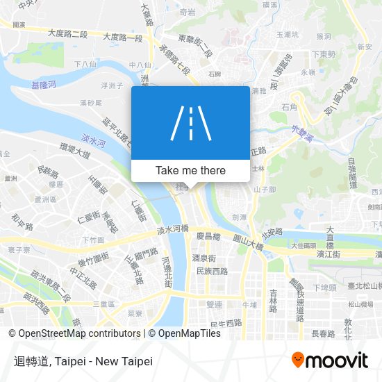 迴轉道 map
