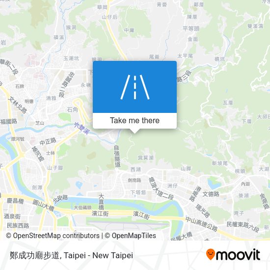 鄭成功廟步道 map